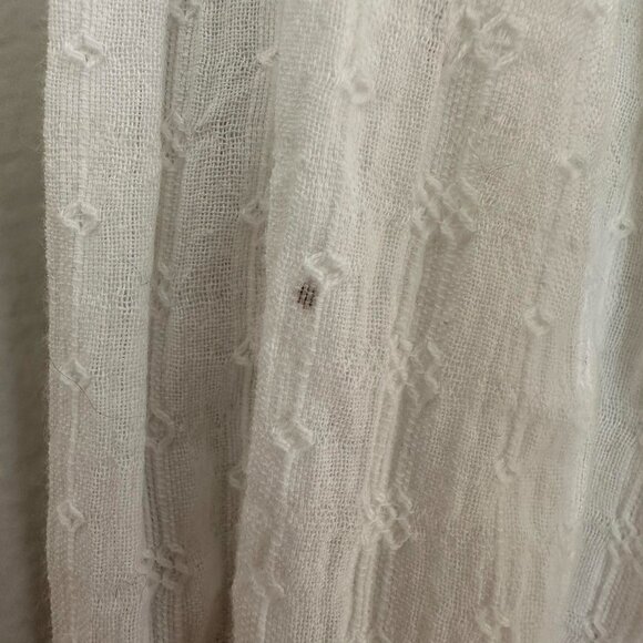 Pilcro The Andie Ribbed Henley Top Balloon Sleeve Blouse - NWT - Small - Picture 8 of 9